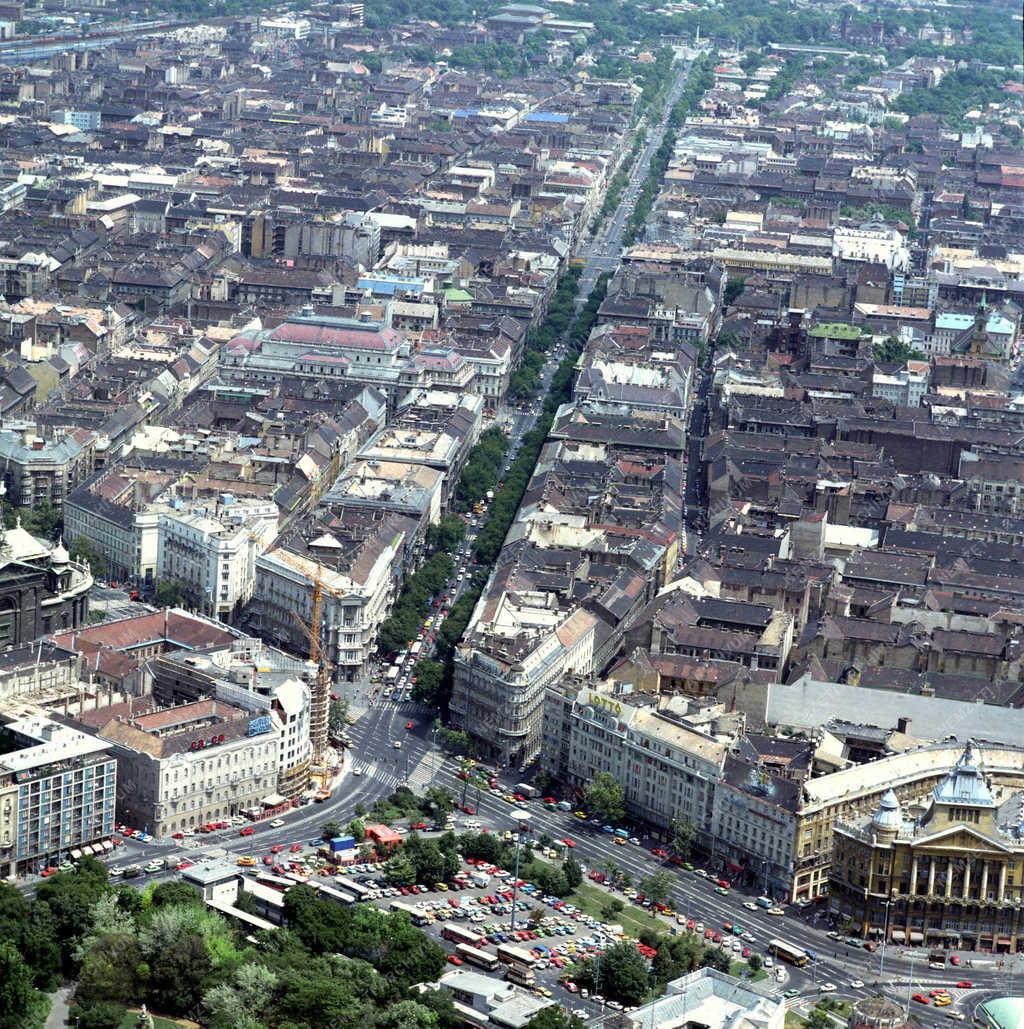 Légi felvételek Budapestről