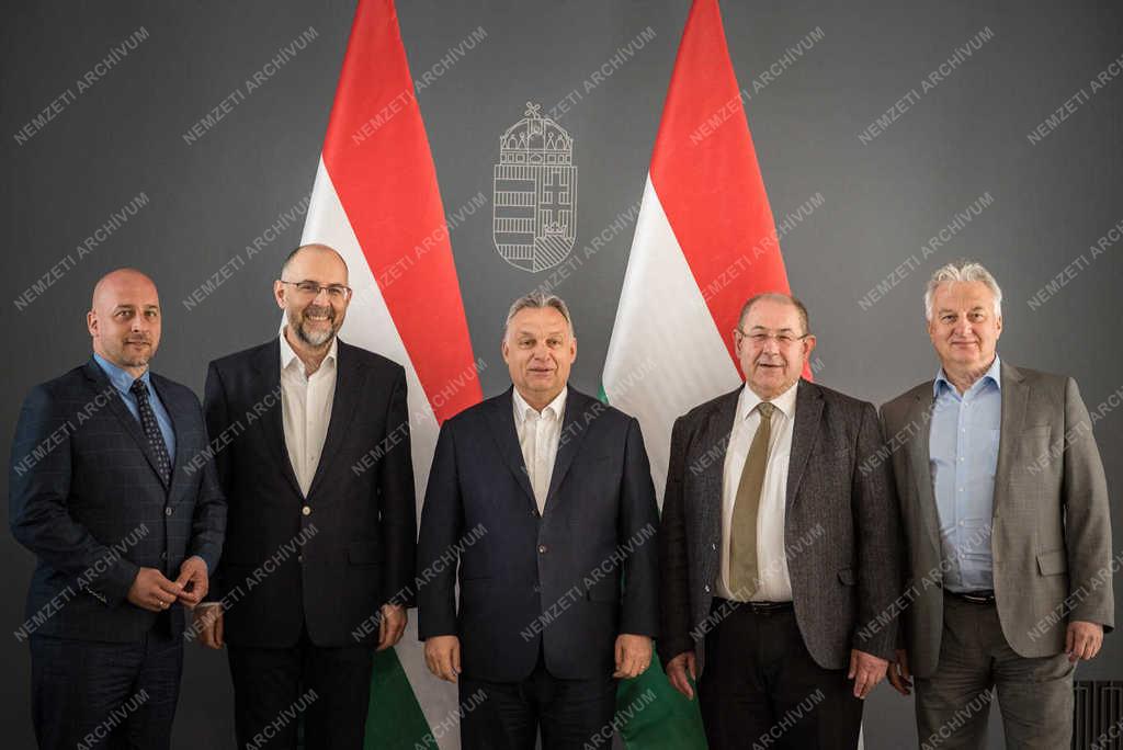 Orbán Viktor fogadta az EPP magyar tagszervezeteinek elnökeit