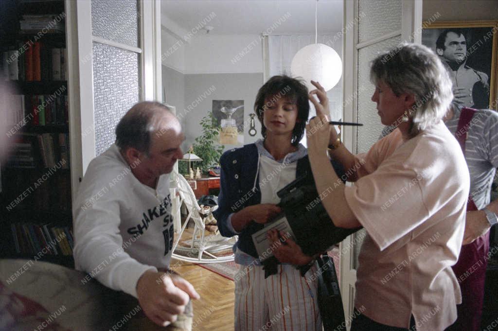 Filmművészet - A Linda című tévésorozat forgatása