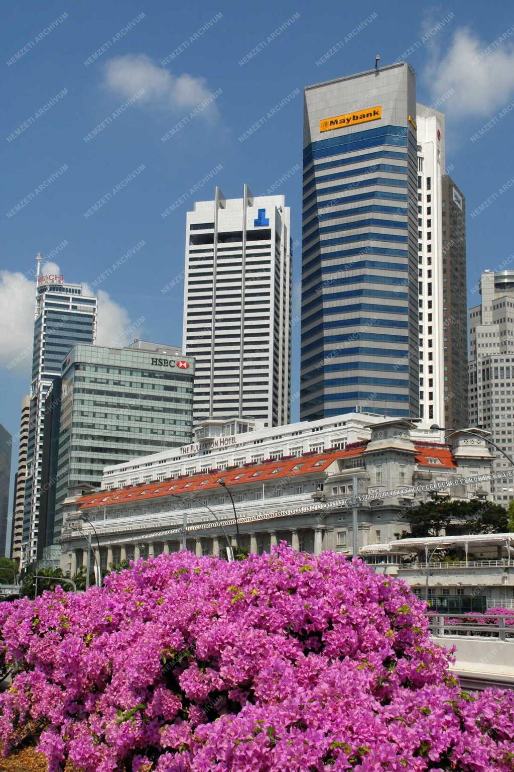 Szingapúr - Fullerton Hotel 