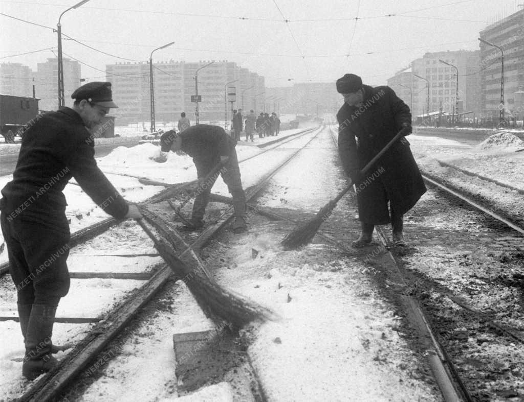 Időjárás - Közlekedés - Havazás a fővárosban
