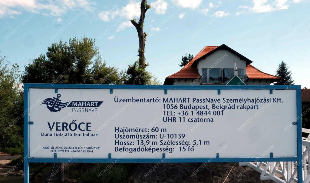 Közlekedés - Verőce - Hajóállomás