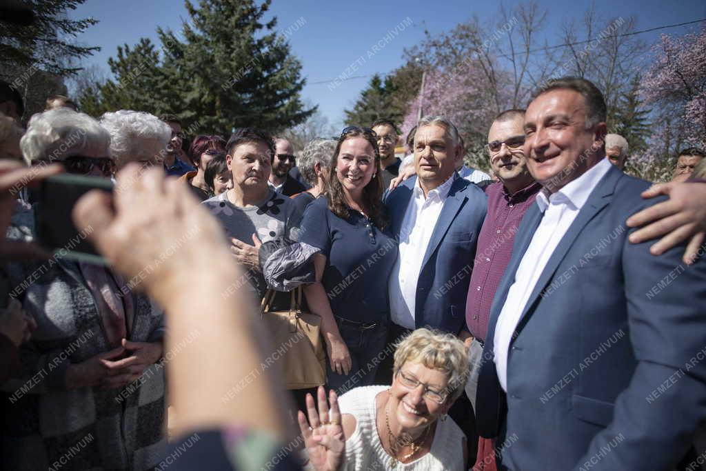 Választás 2022 - Orbán Viktor Győrben