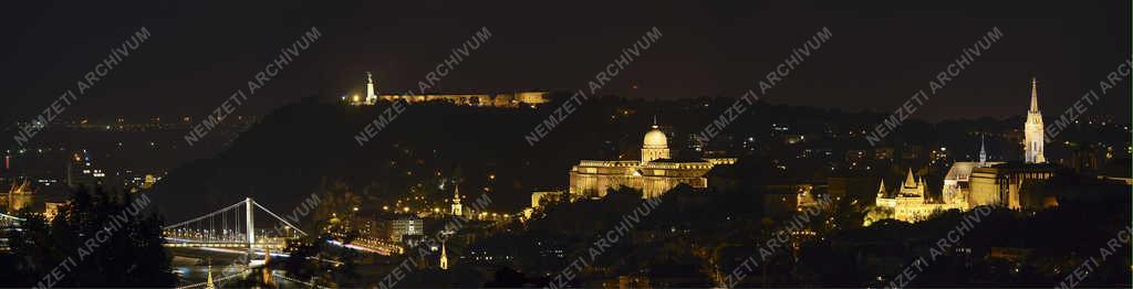 Városkép - Budapest - Esti panoráma
