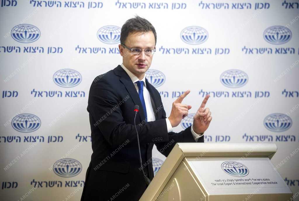 Szijjártó Péter Izraelben
