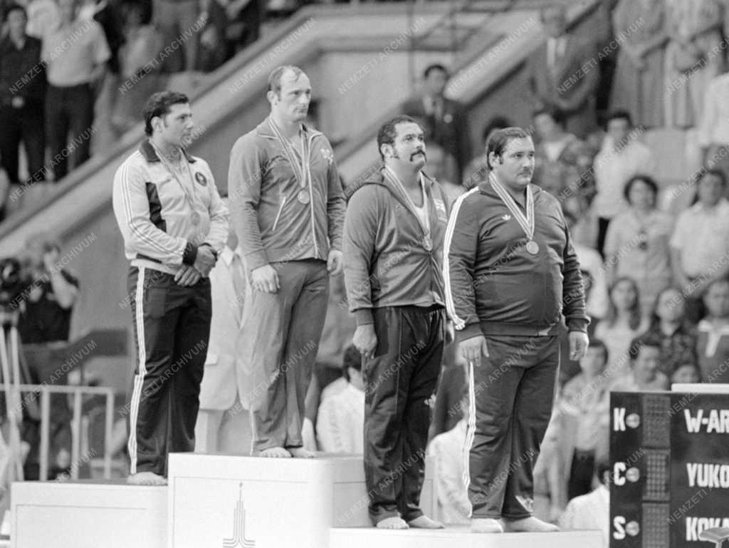 Sport - Moszkvai olimpia - Cselgáncs versenyek eredményhirdet