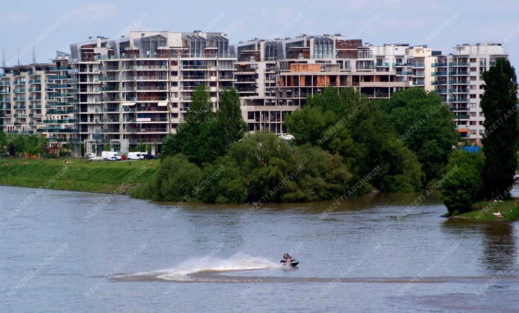 Városkép - Budapest - A Marina Part lakónegyed