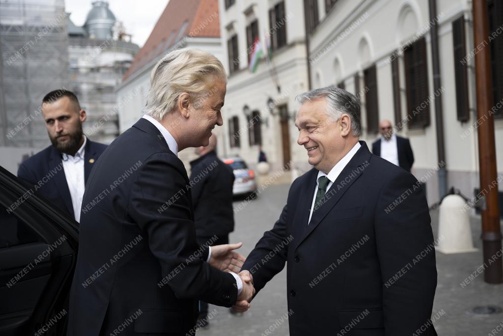 Orbán Viktor fogadta a holland Szabadságpárt vezetőjét