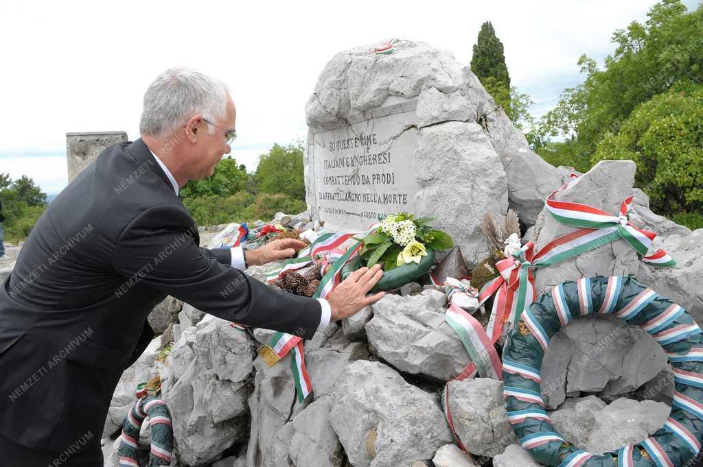 Világháborús centenárium - Balog Zoltán miniszter az olaszországi megemlékezéseken