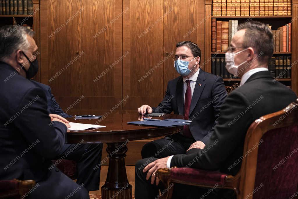 Orbán Viktor fogadta a szerb külügyminisztert