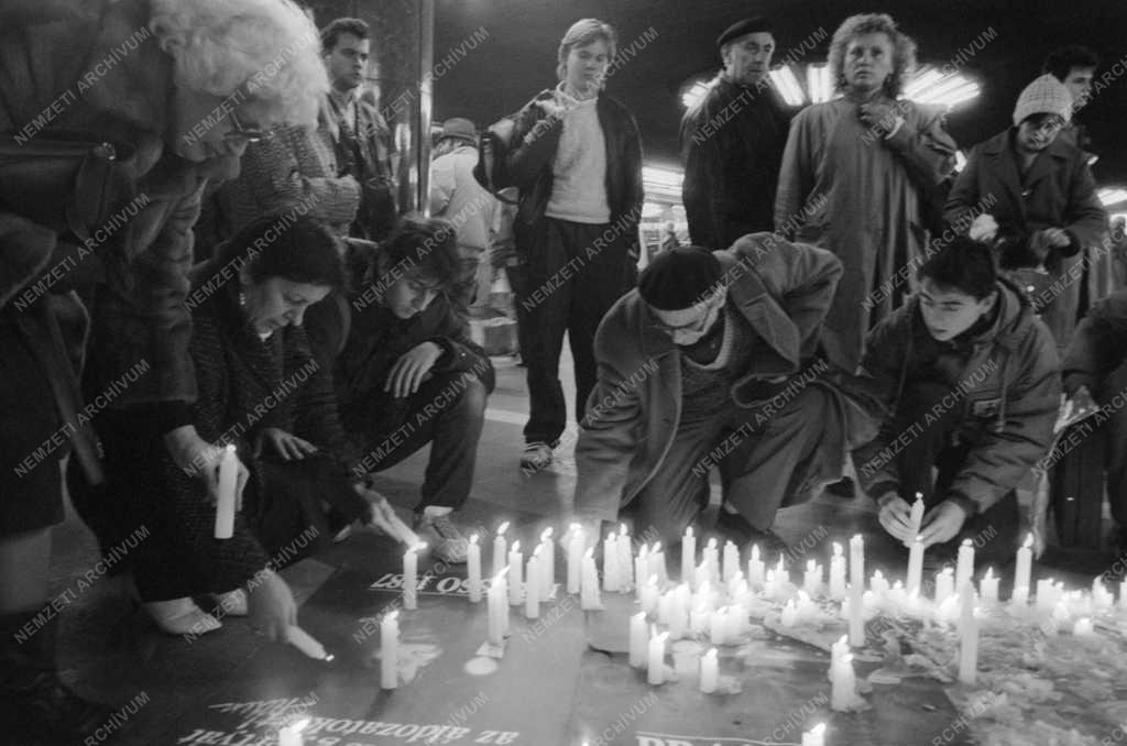 Megemlékezés - Demonstráció a brassói tüntetés második évfordulóján