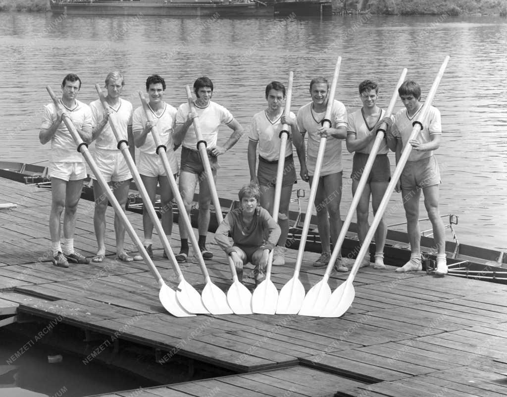 Sport - Az olimpiára készülő evezős kormányos nyolcas