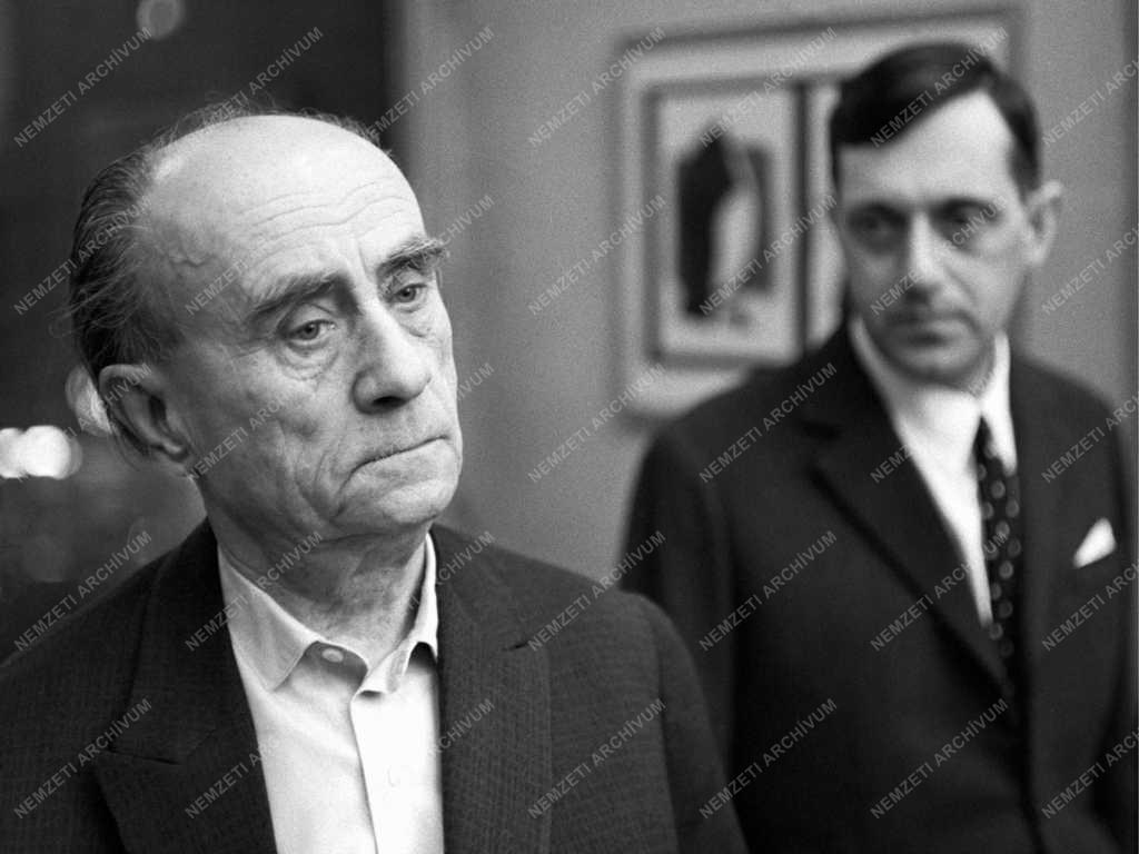 Kultúra - Kassák Lajos kiállításának megnyitóján
