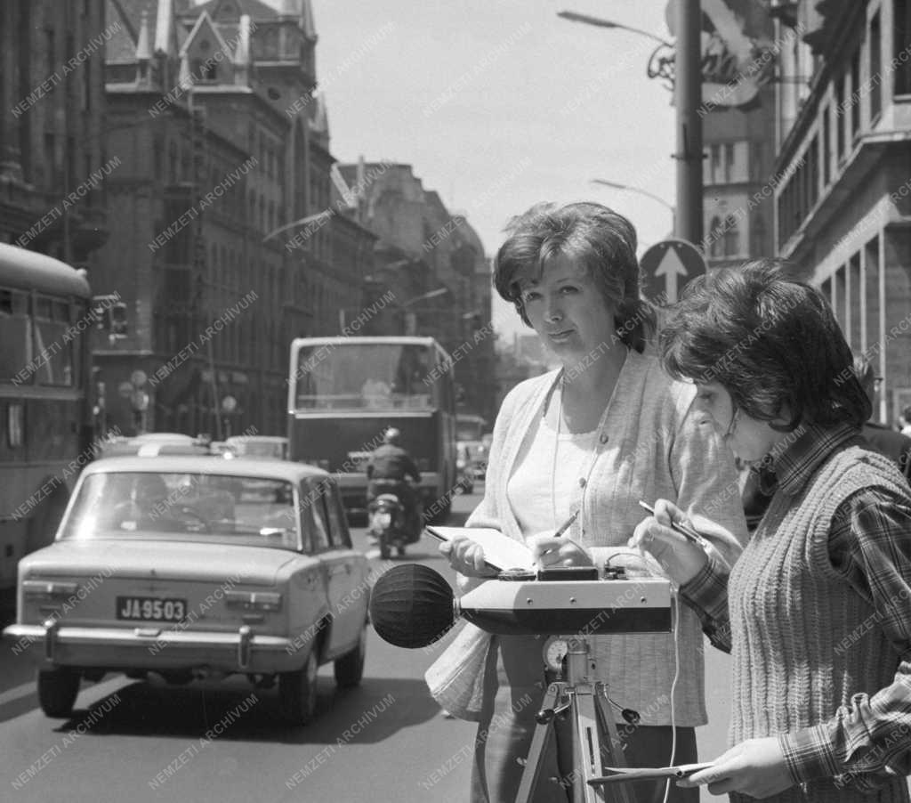 Környezetvédelem - Zajszint mérés