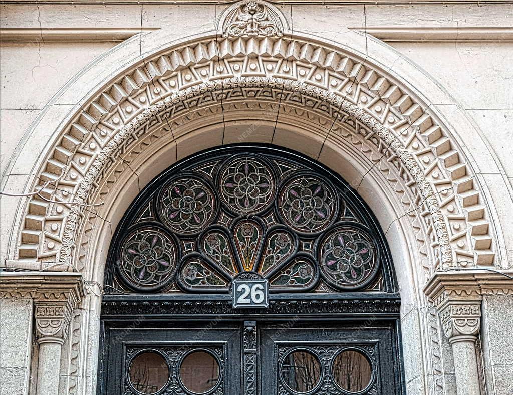 Városkép - Budapest - Szecessziós lakóház Újbudán