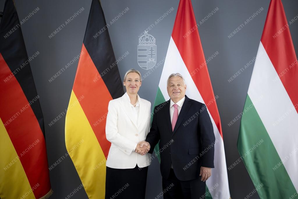 Orbán Viktor fogadta Alice Weidelt, az AfD társelnökét
