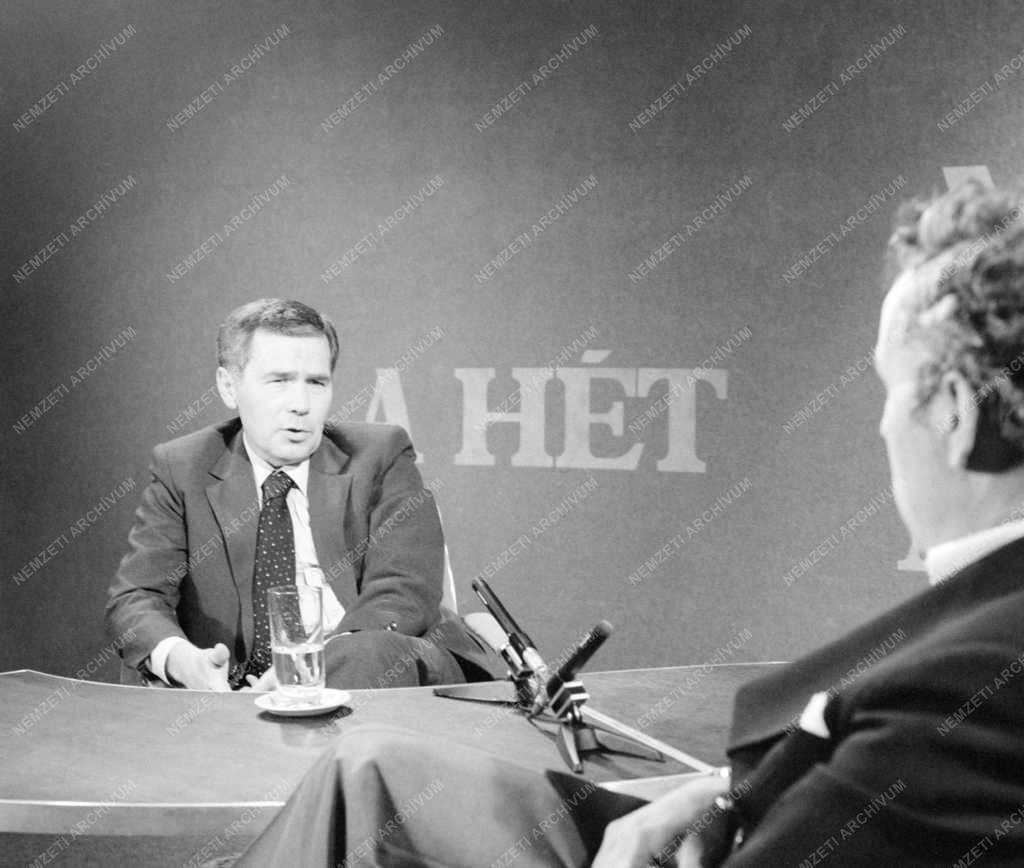 Média - Horn Gyula A Hét című tv-műsorban