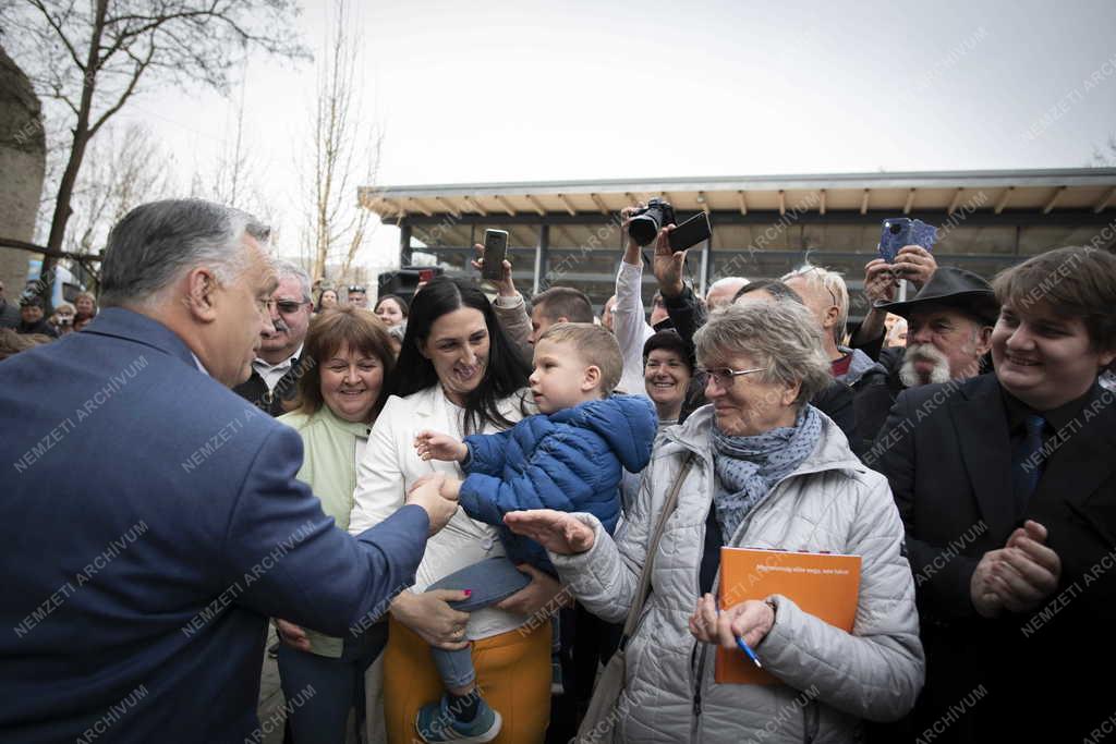 Választás 2022 - Orbán Viktor Egerben