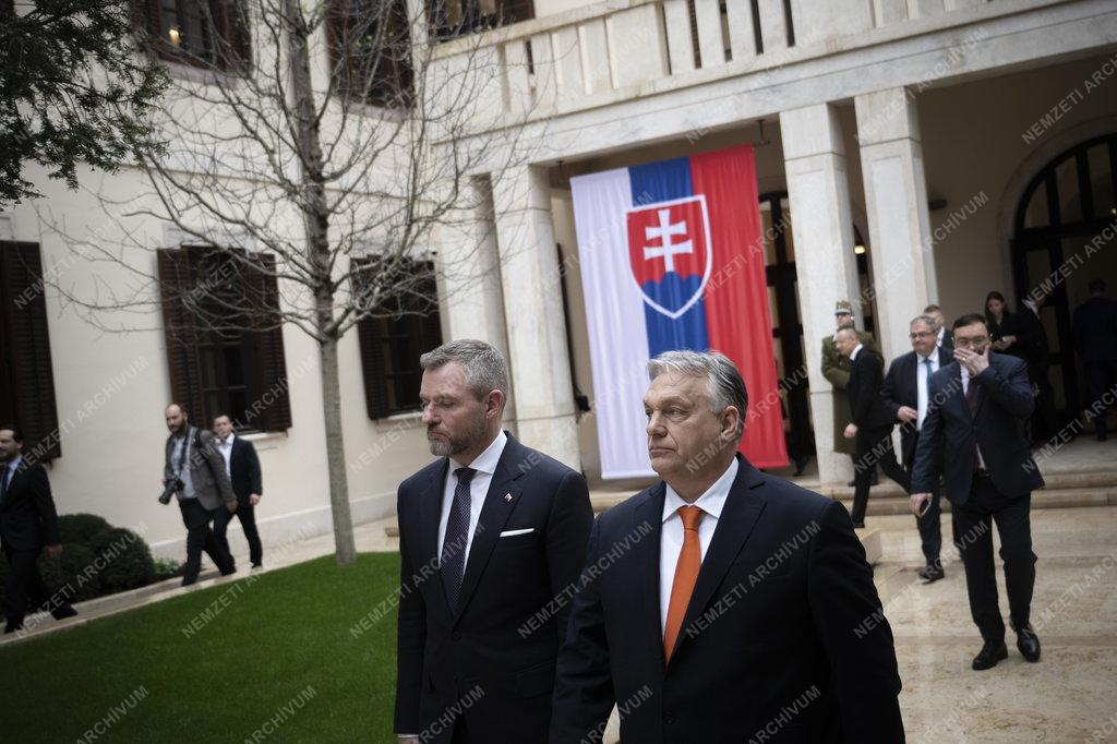 Orbán Viktor fogadta a szlovák parlament elnökét