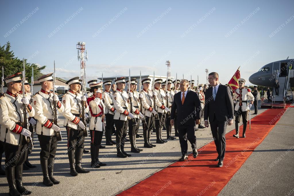 Orbán Viktor Észak-Macedóniában