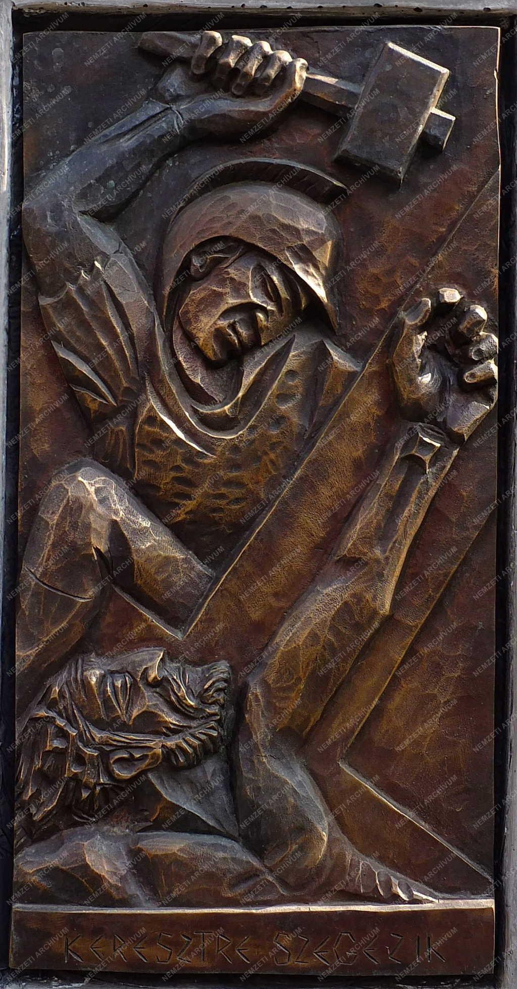 Műalkotás - Budapest - A Lágymányosi kálvária domborműve