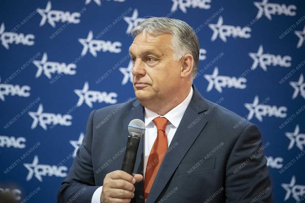 Orbán Viktor az Amerikai Konzervatív Unió konferenciáján Dallasban
