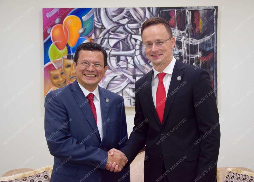 Szijjártó Péter az EU és a CELAC külügyminiszteri találkozóján Santo Domingóban