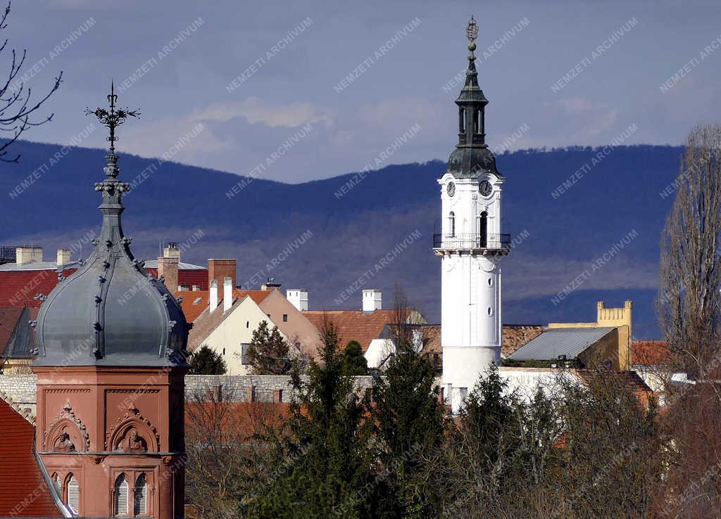 Városkép - Veszprém - A Tűztorony és környéke
