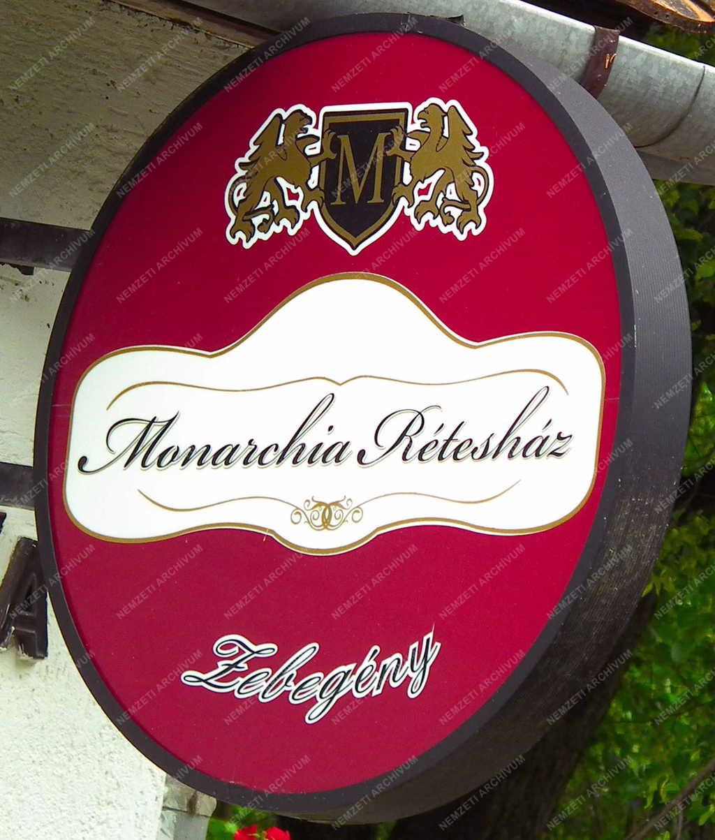 Tárgy - Zebegény - Cégtábla