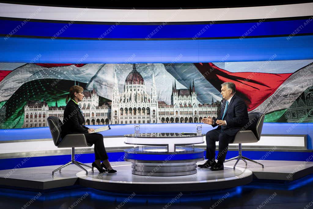Orbán Viktor interjút adott az M1 aktuális csatornának