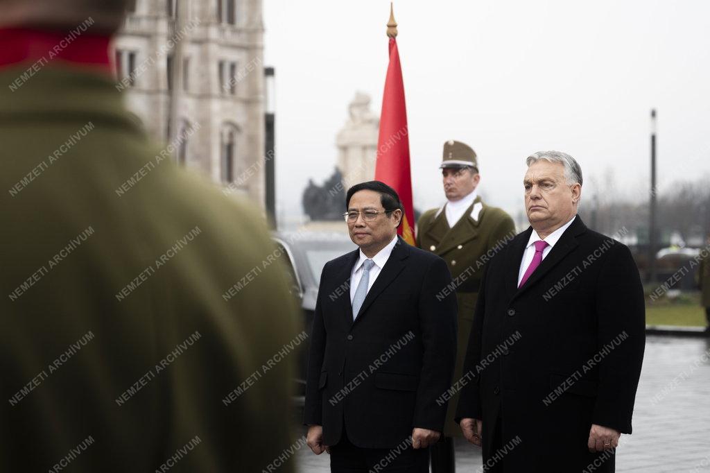 Orbán Viktor fogadta a vietnami miniszterelnököt