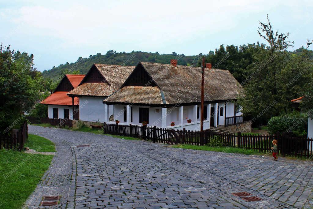 Táj - Hollókői látkép