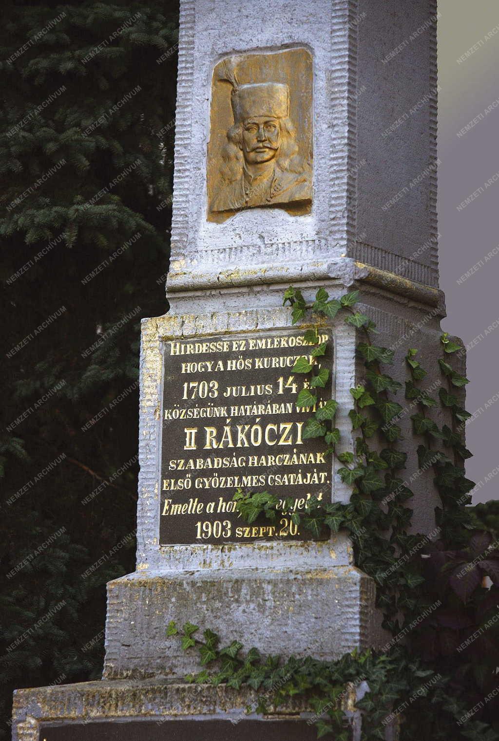 Emlékmű -  A Rákóczi szabadságharc  emlékműve