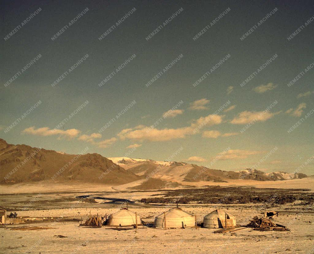 Életkép - Tájkép - Mongólia