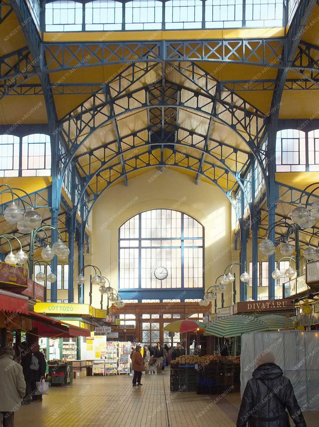 Kereskedelem - Budapest - Rákóczi téri Vásárcsarnok
