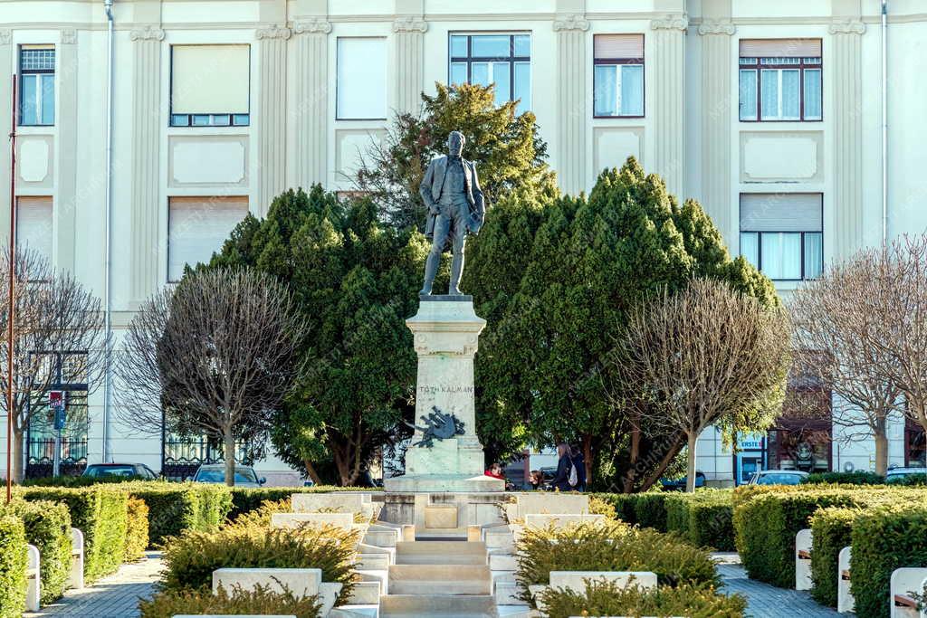 Városkép - Baja - Tóth Kálmán szobra