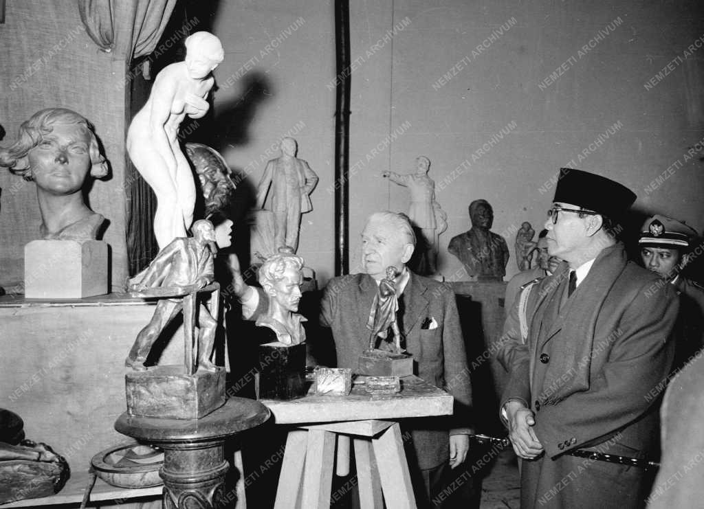 Külkapcsolat - Ahmed Sukarno indonéz elnök Magyarországon