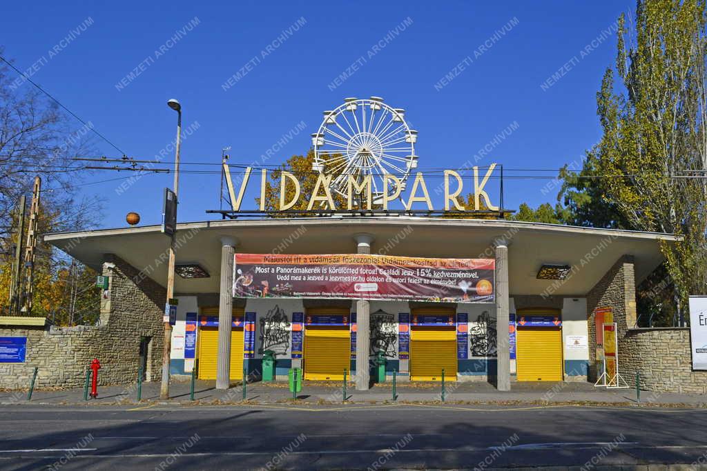 Budapest - A Vidámpark bejárata