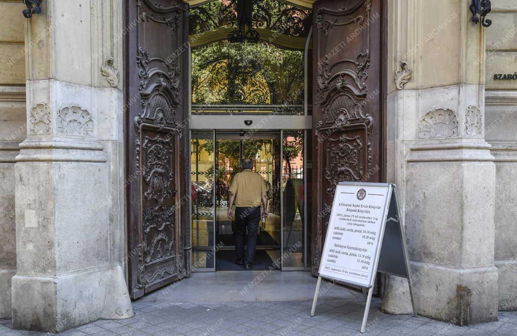 Kultúra - Budapest - Fővárosi Szabó Ervin Könyvtár Központi Könyvtára