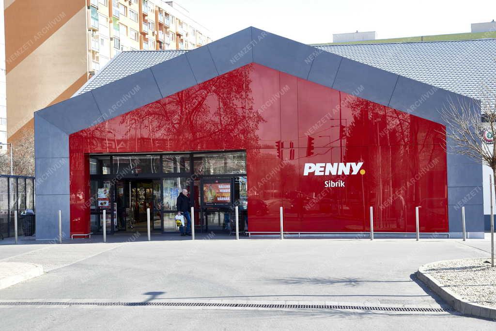 Kereskedelem - Budapest - Penny Sibrik áruház Kőbányán