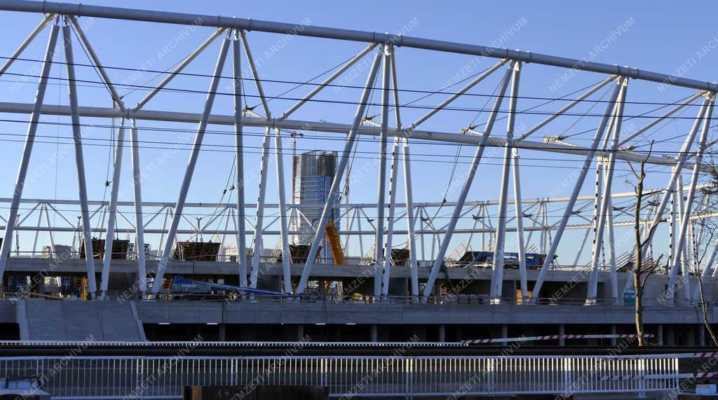 Sportlétesítmény - Budapest - Épül a Nemzeti Atlétikai Stadion 
