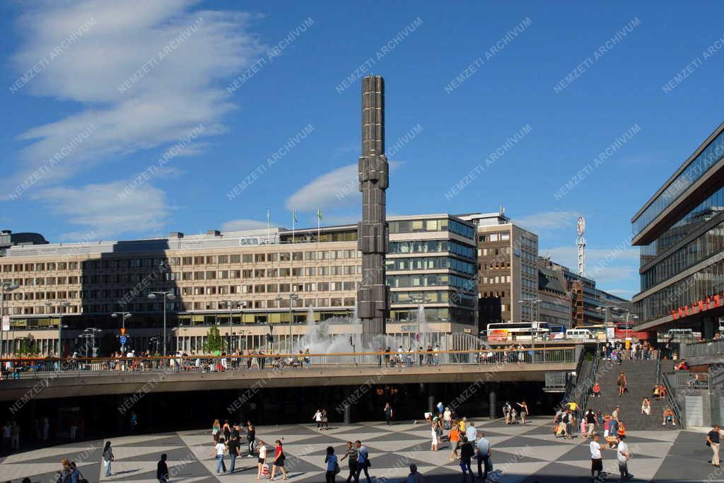 Svédország - Stockholm - Sergels torg