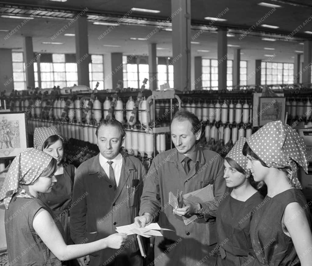 Ipar - Szakma Ifjú Mestere vetélkedő a Pamutfonó Vállalatnál