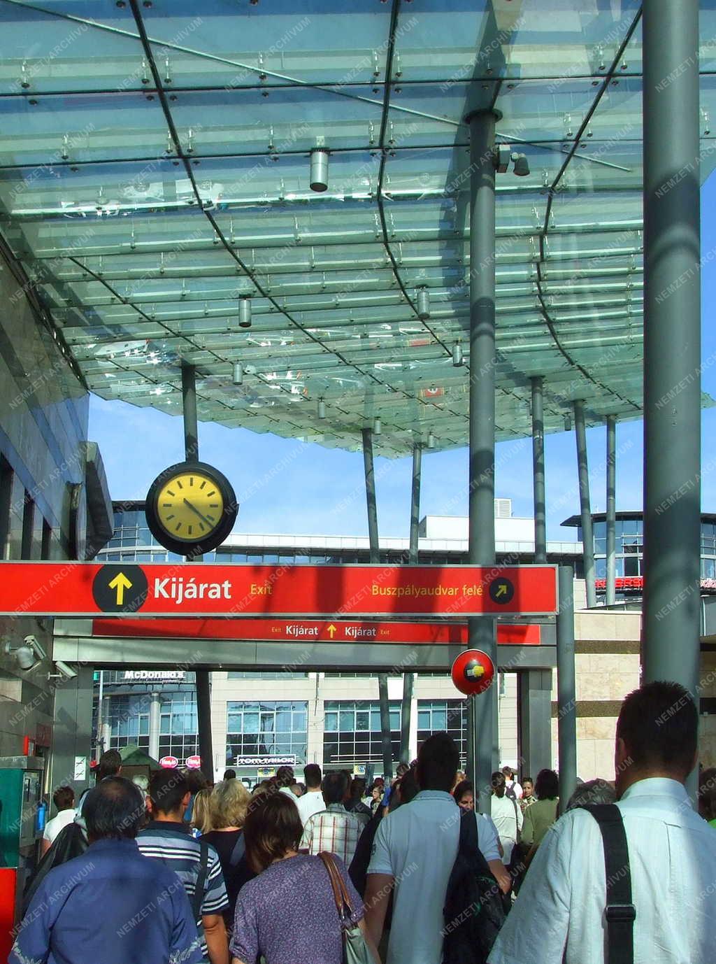 Közlekedés - Budapest - A 2-es metró végállomása