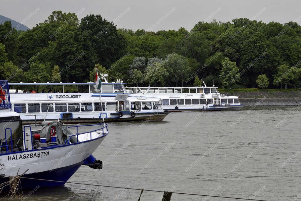 Közlekedés - Budapest - Hajók a Dunán