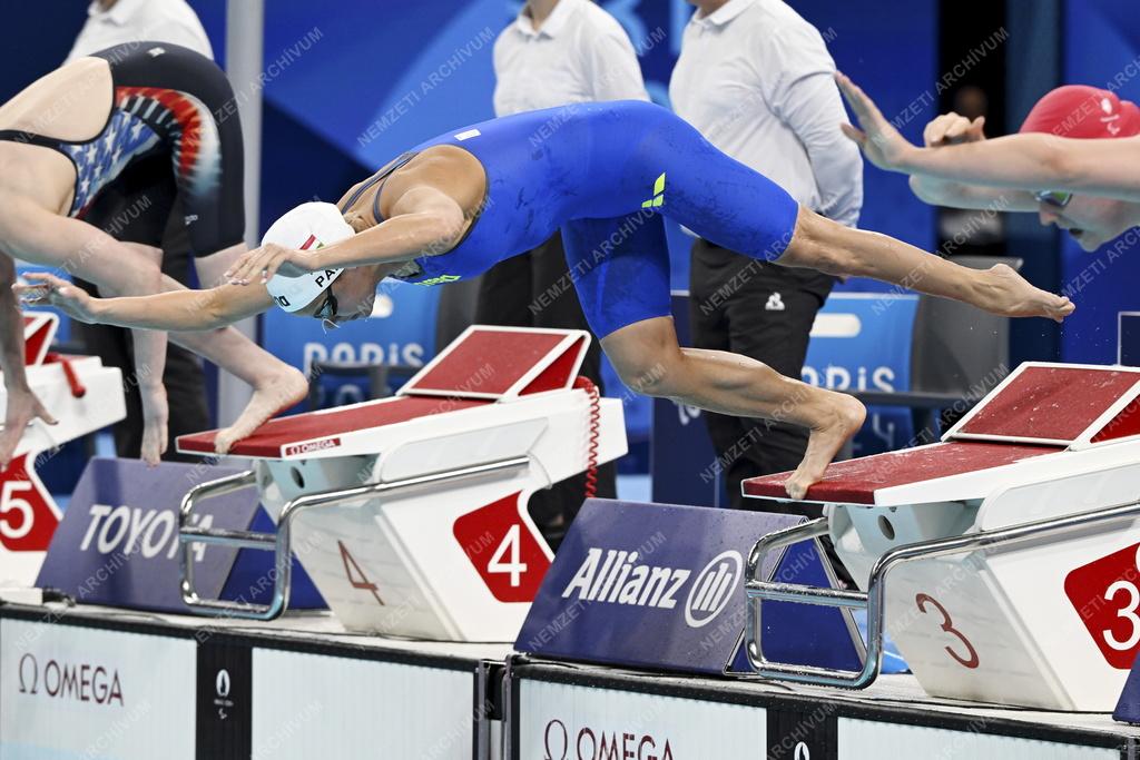 Párizs 2024 - Paralimpia - Pap Bianka bronzérmes 400 méteres gyorsúszásban