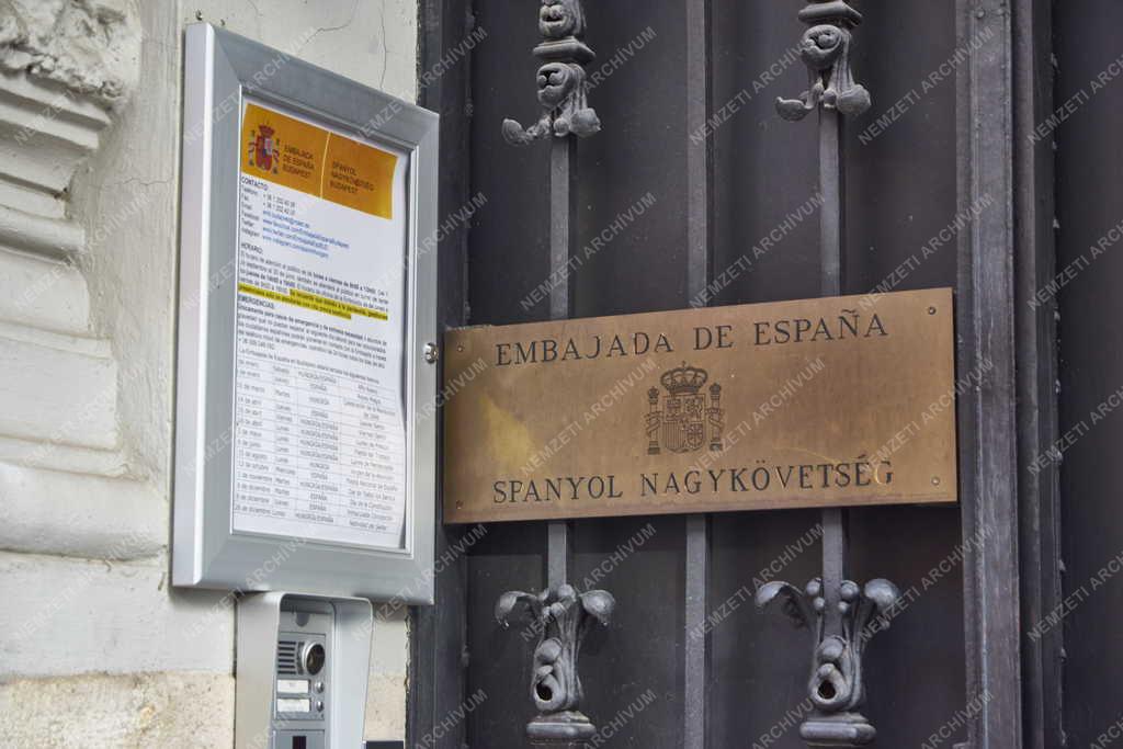 Diplomácia - Spanyolország magyarországi nagykövetsége