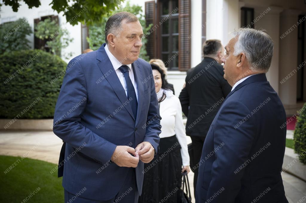 Orbán Viktor a boszniai szerb elnökkel tárgyalt
