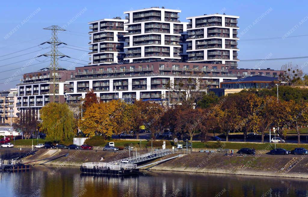 Városkép - Budapest - Új lakónegyed épült a IV. kerületben