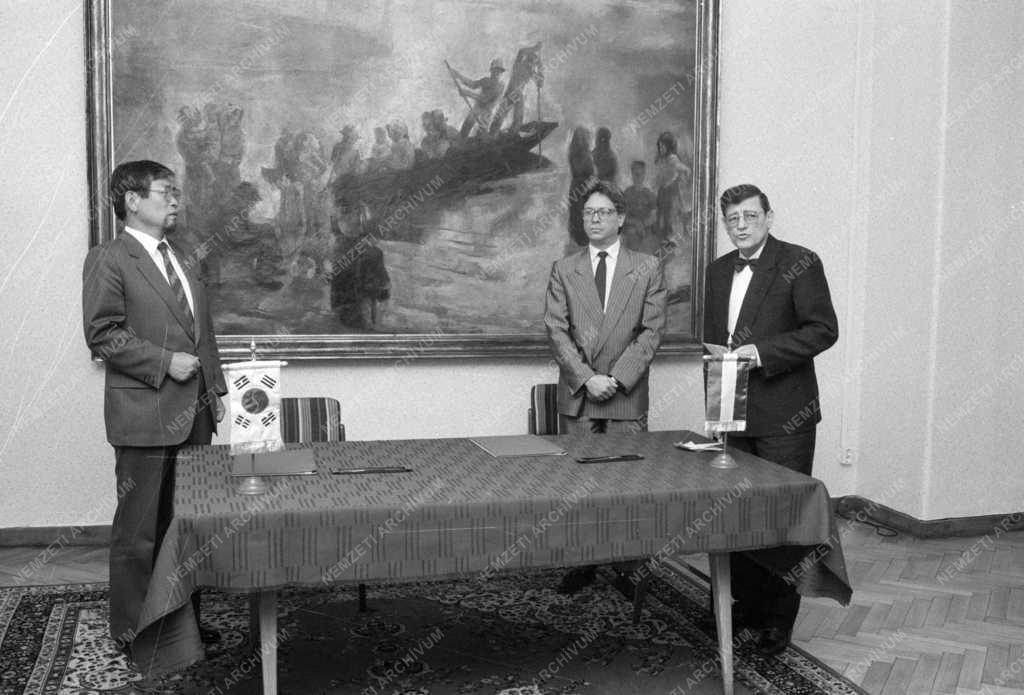 Kulturális kapcsolat - Koreai-magyar kulturális együttműködési megállapodás